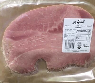 Le Foue Jambon cuit supérieur à l'os packshot