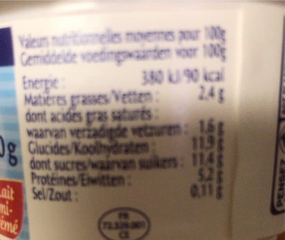 mamie nova Fromage blanc aux fruits packshot