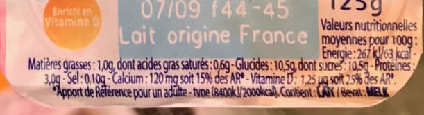 Nova Yaourts saveur vanille packshot