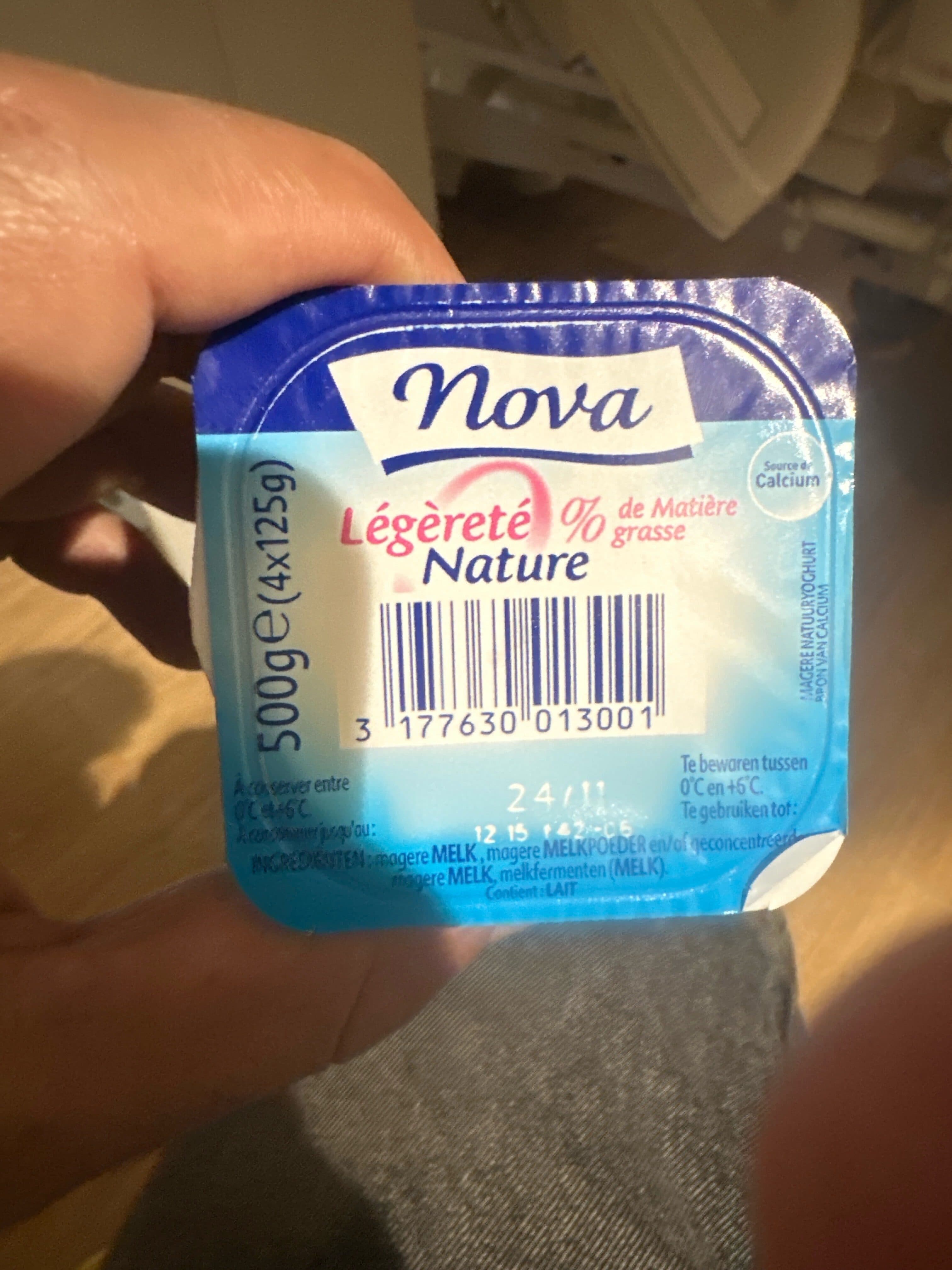 Nova Yaourt Maigre 0 % packshot
