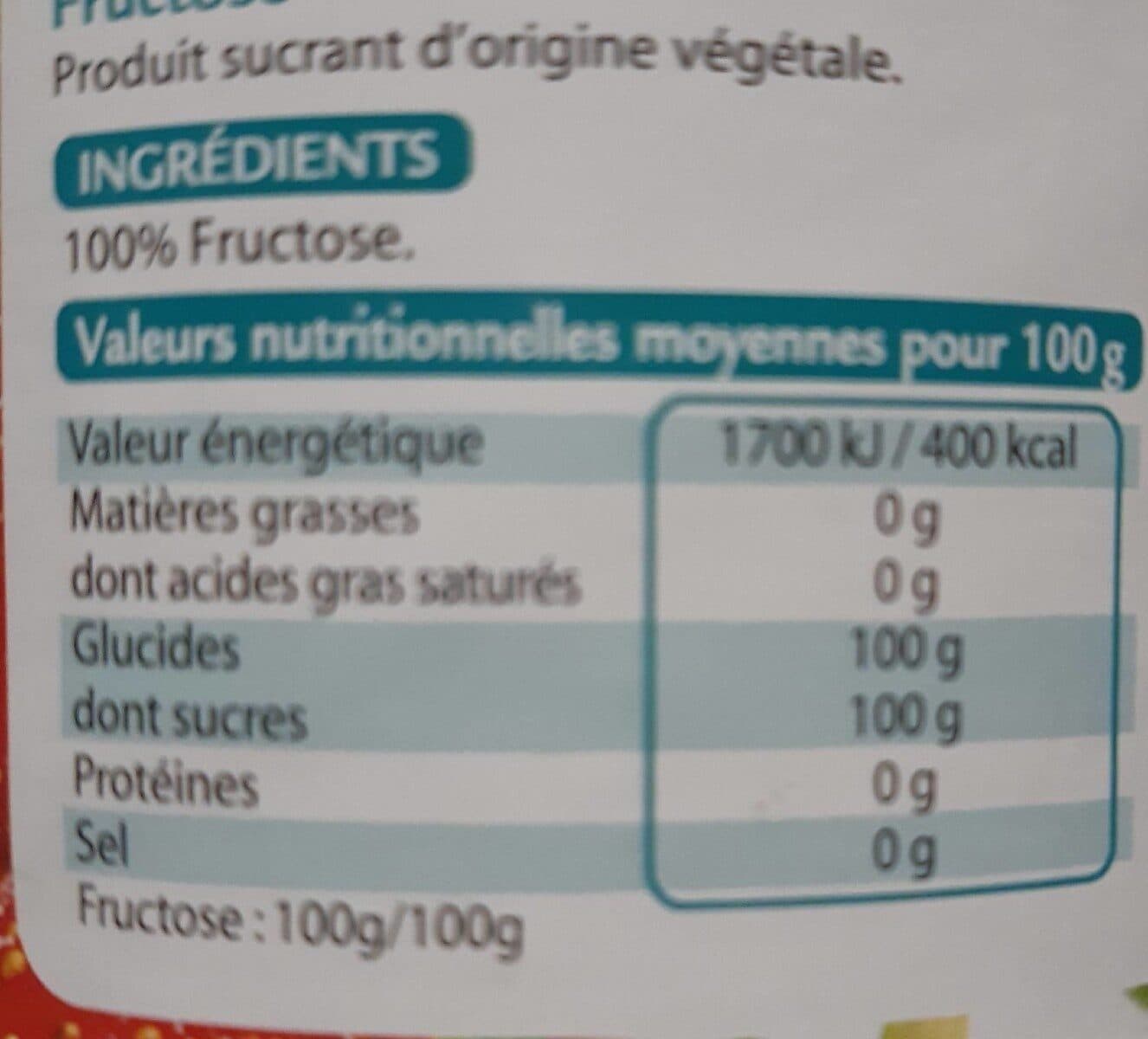 Gayelord Hauser Vivis - Fructose cristallisé packshot