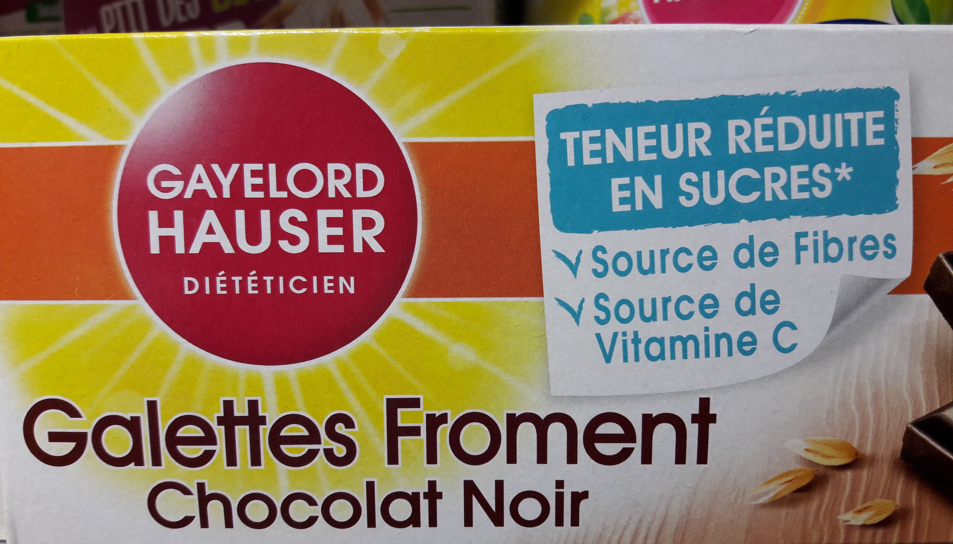 Gayelord hauser Galettes froment Chocolat noir packshot