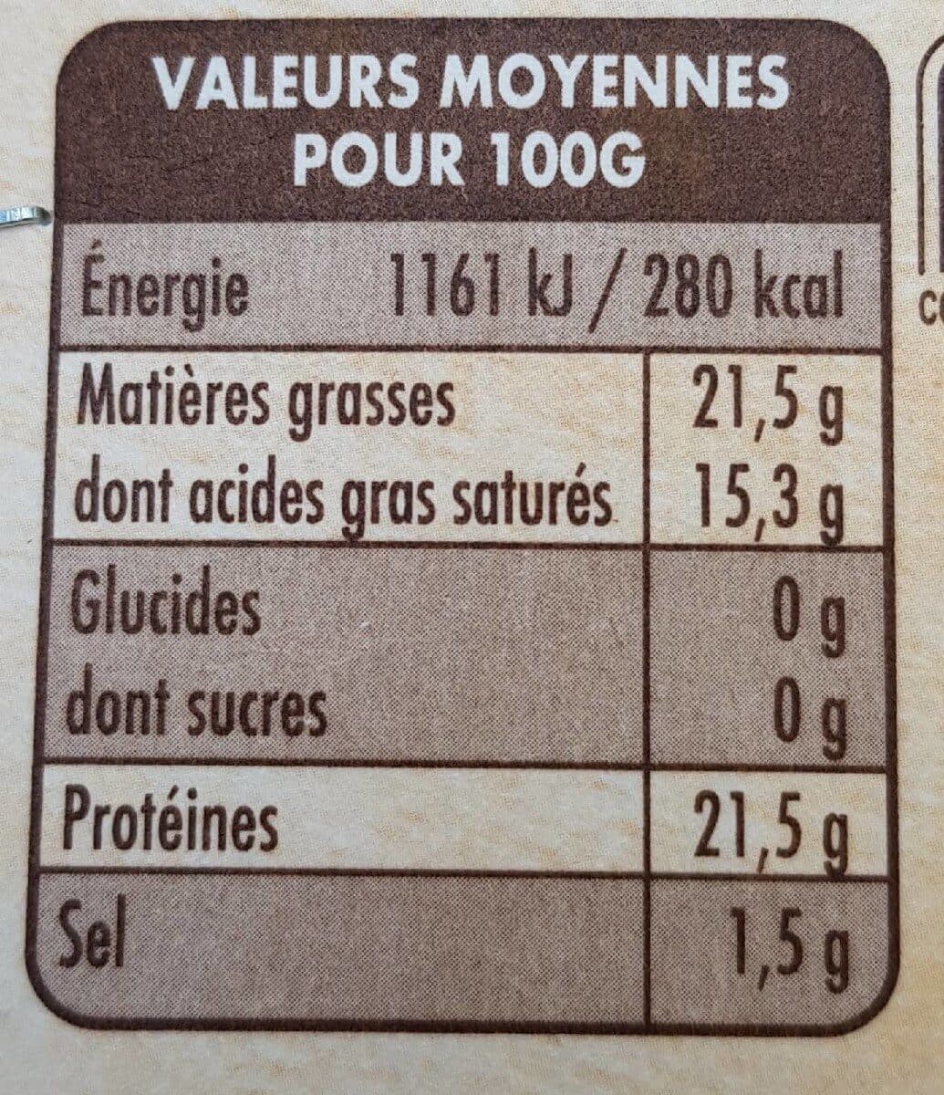 Open Food Facts Pont L'evêque 45% packshot