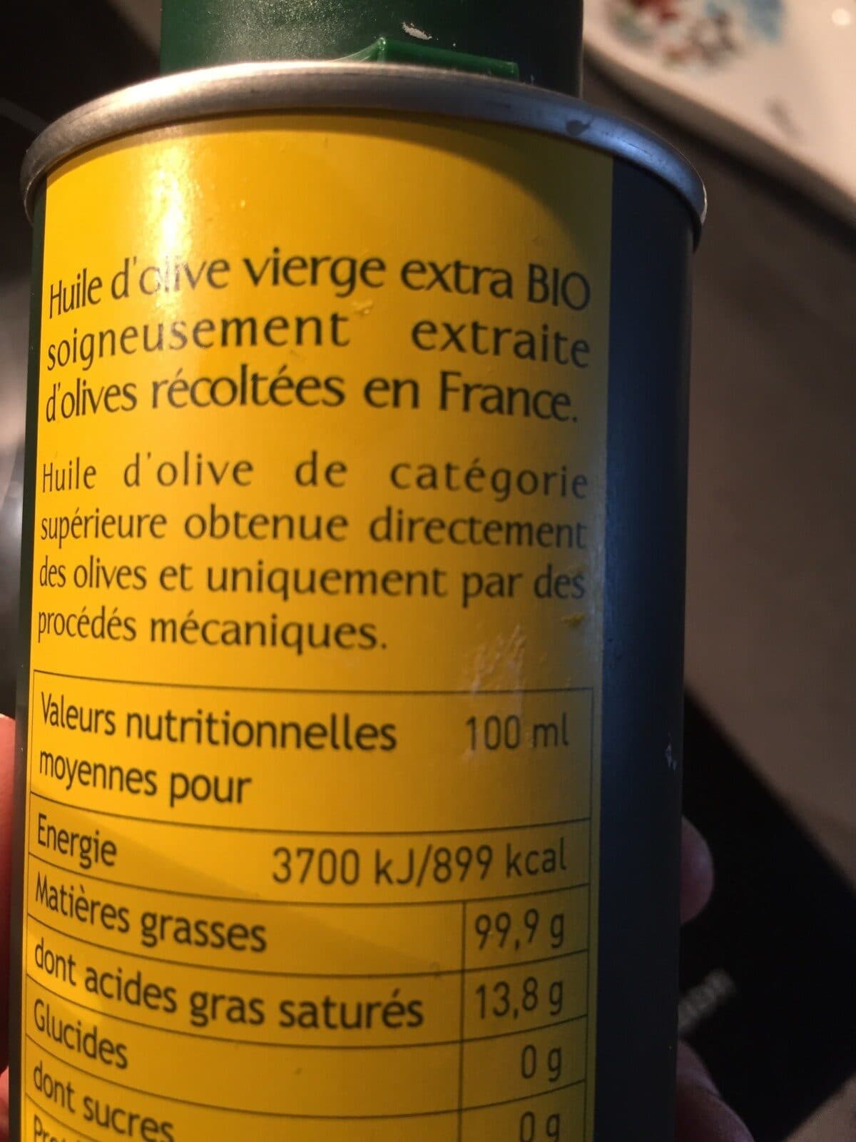 Open Food Facts HUILE OLIVE FRANCE MEDAILLE ARGENT packshot