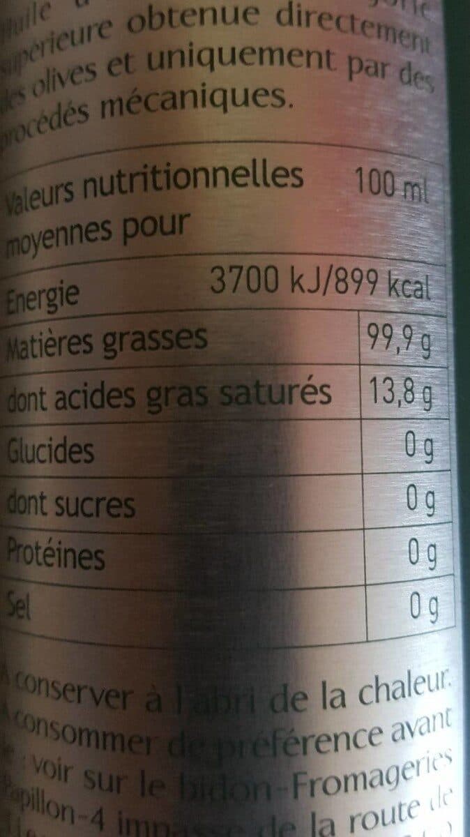 Papillon HUILE OLIVE FRANCE packshot