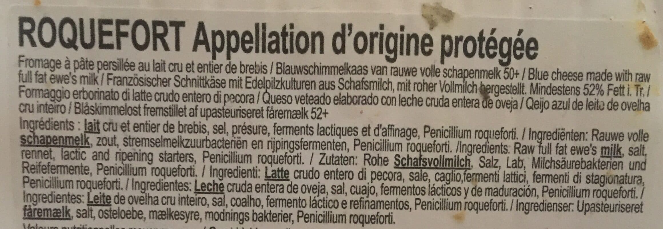 Papillon Roquefort Papillon Rouge 330 Gr, 1 Pièce packshot