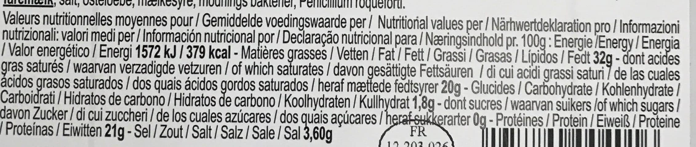 Papillon Roquefort Premium packshot