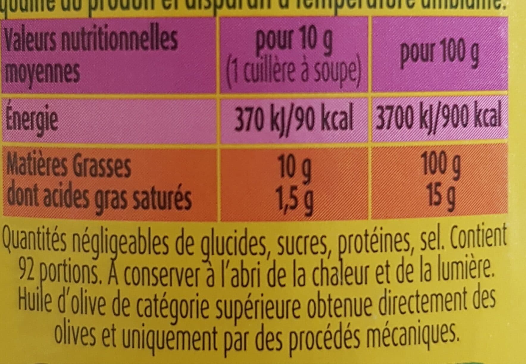 Puget Huile d'olive packshot
