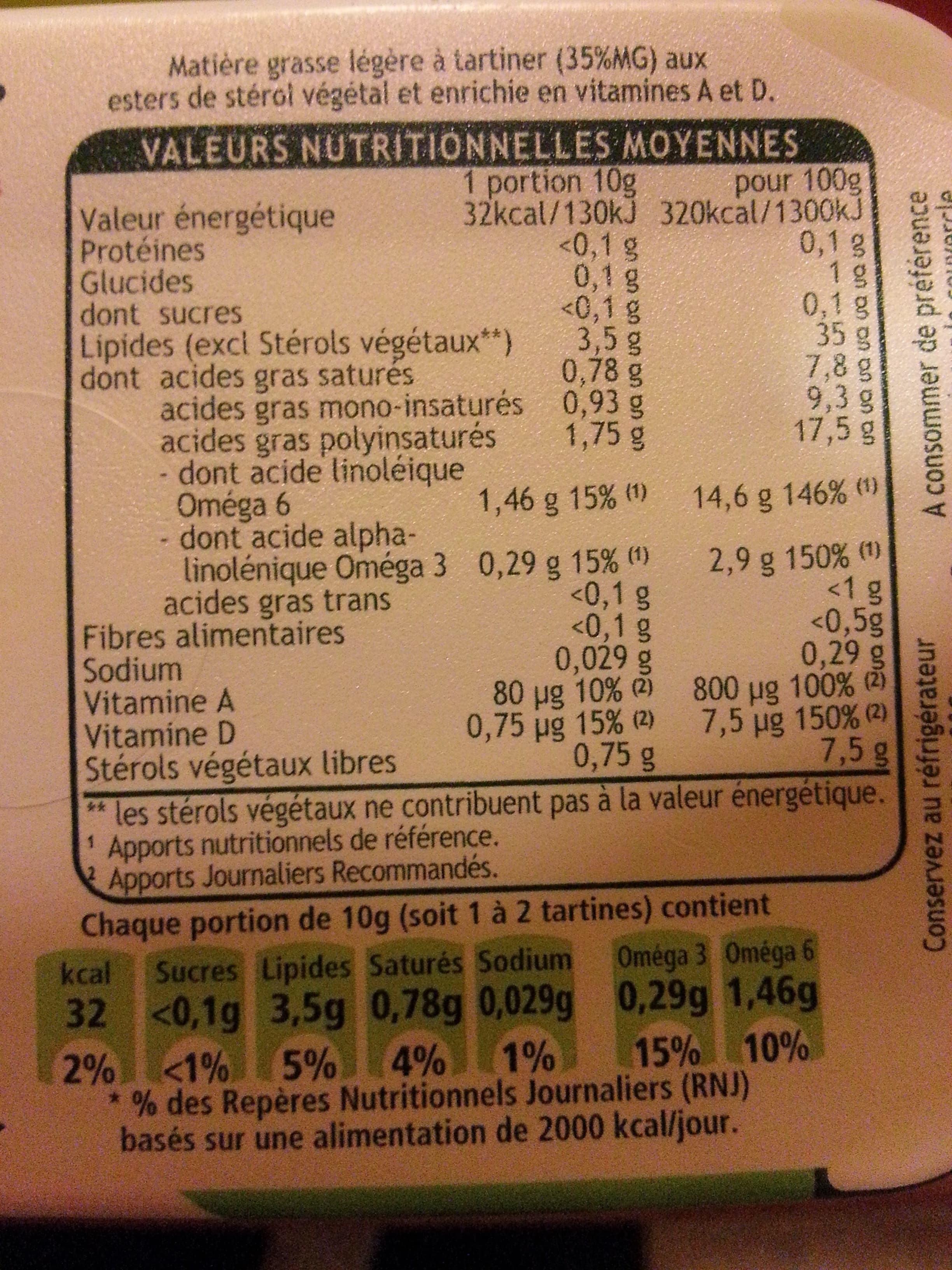 Fruit d'Or pro-activ Fruit d'Or pro-activ (35 % MG) Tartine packshot