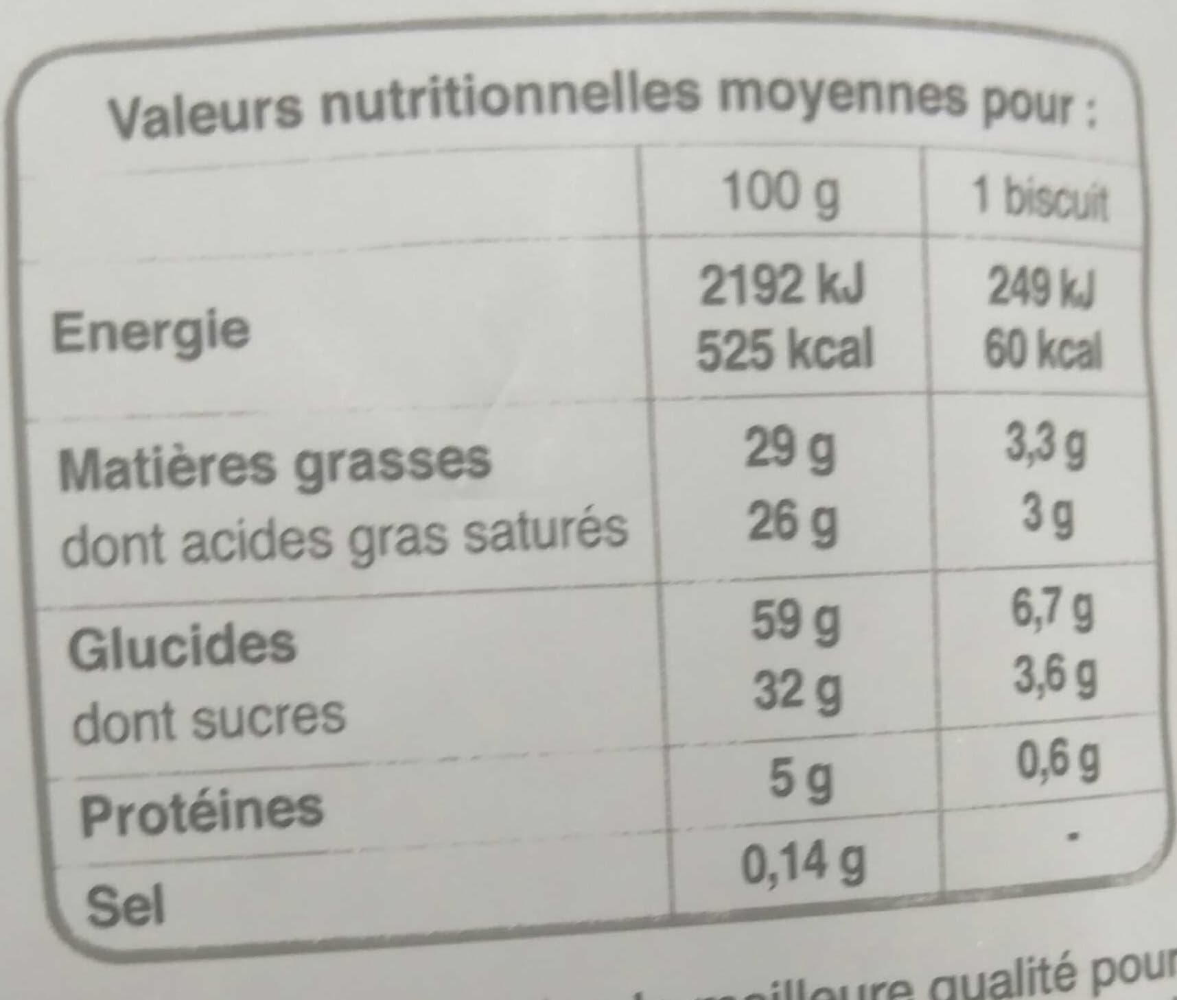 Bonne Maman Croquants noix de coco packshot