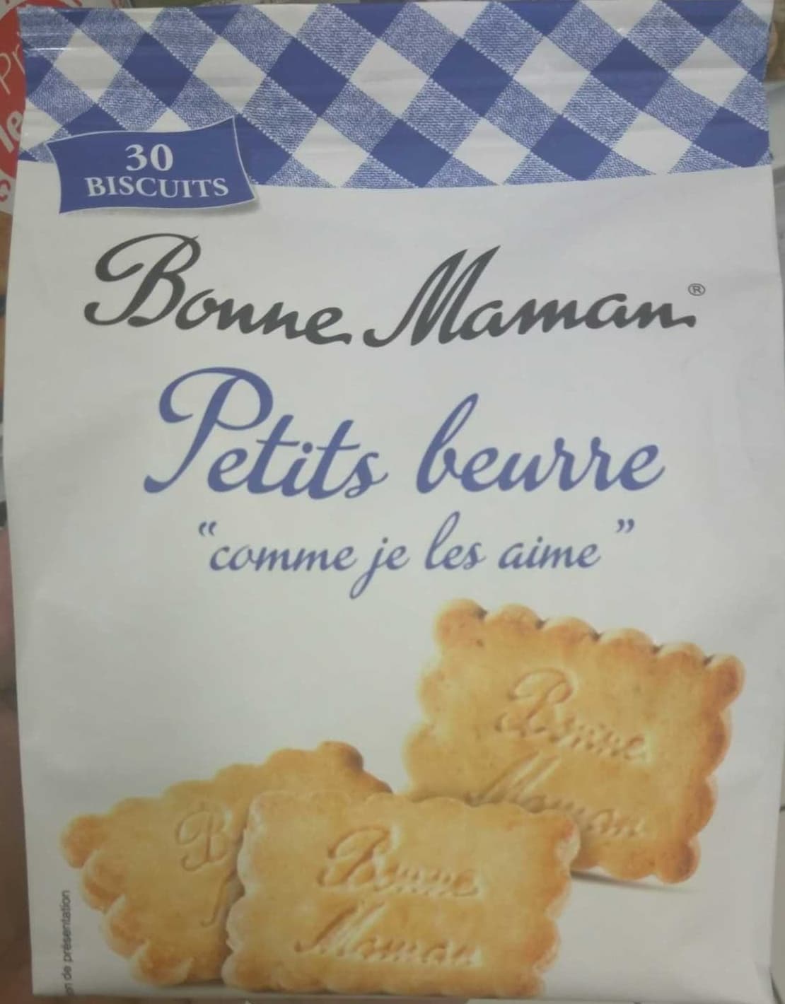 Bonne Maman Petits beurre packshot