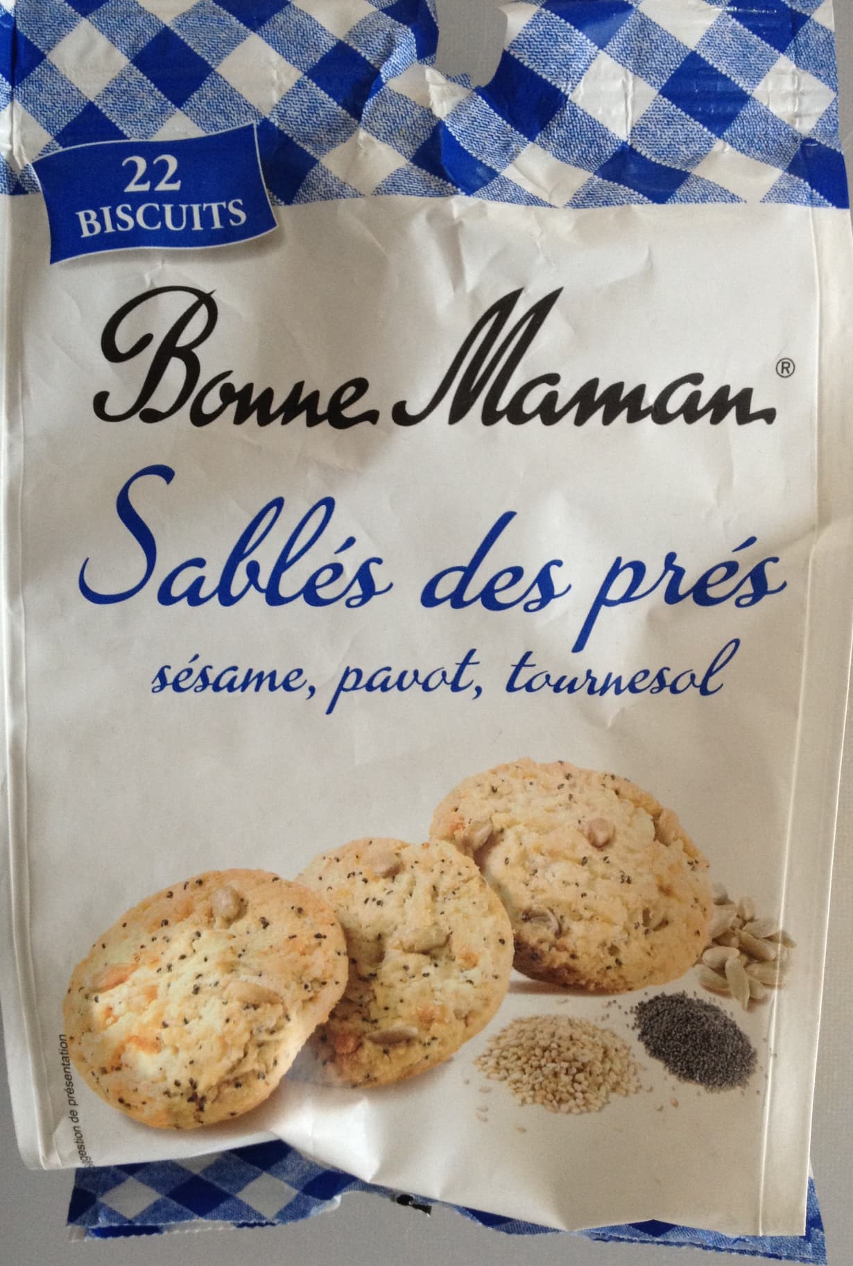 Bonne Maman Sablés des prés, sésame, pavot, tournesol packshot