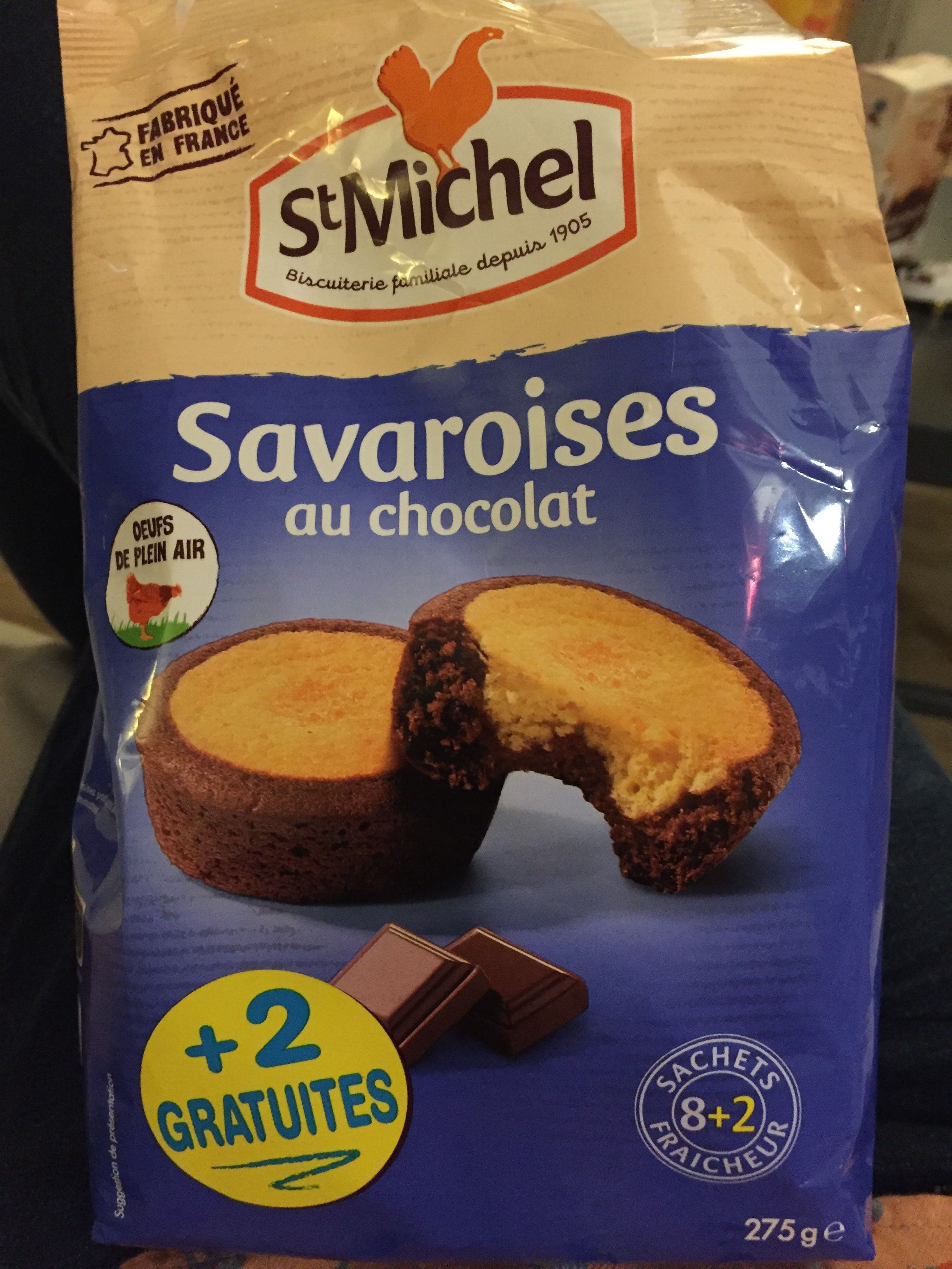 St Michel Savaroises au chocolat packshot