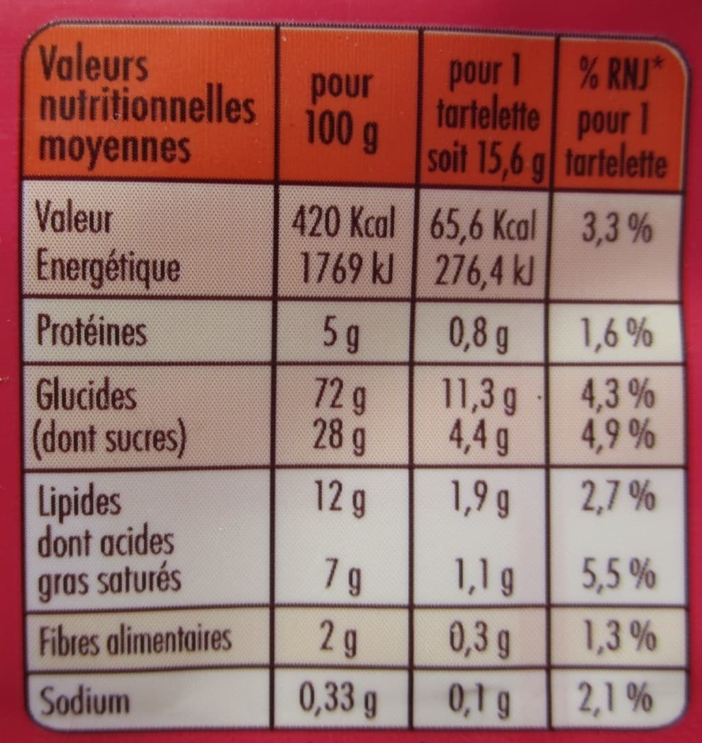 St Michel Tartelettes fraise packshot
