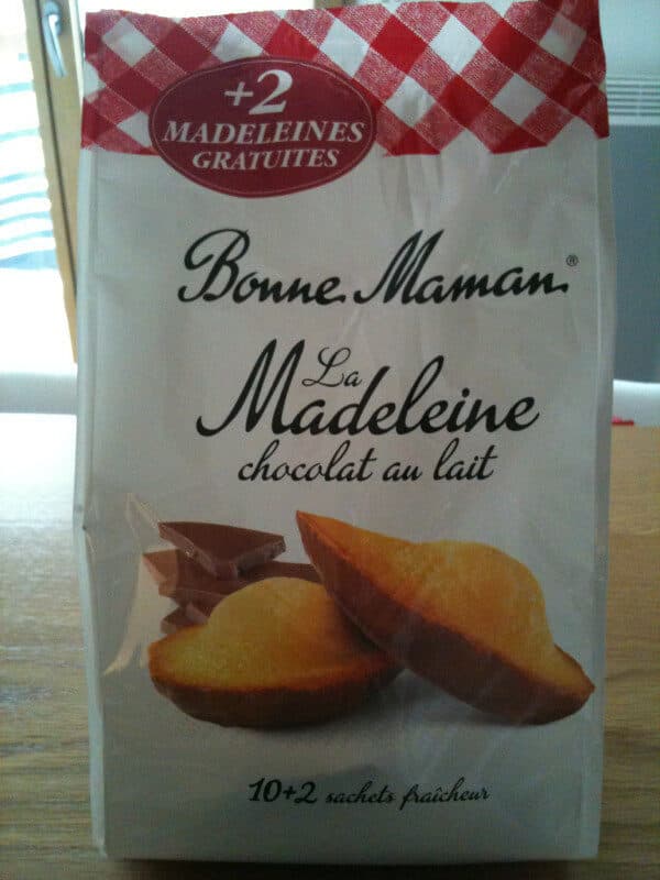 Bonne Maman Madeleine Chocolat au lait packshot