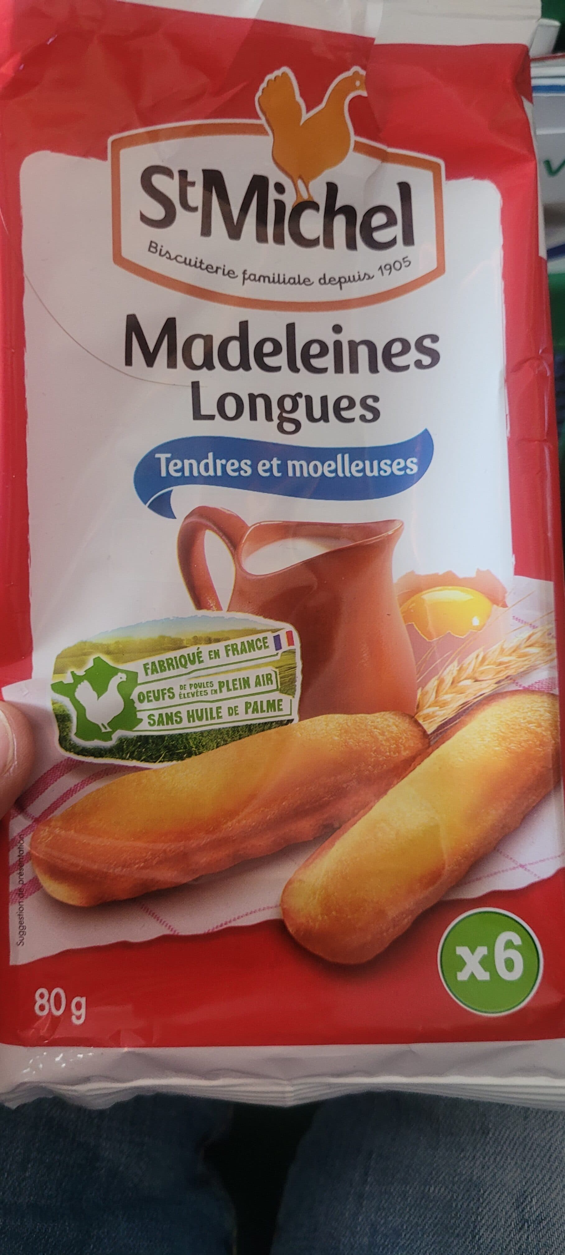 Saint michel madeleines longues packshot