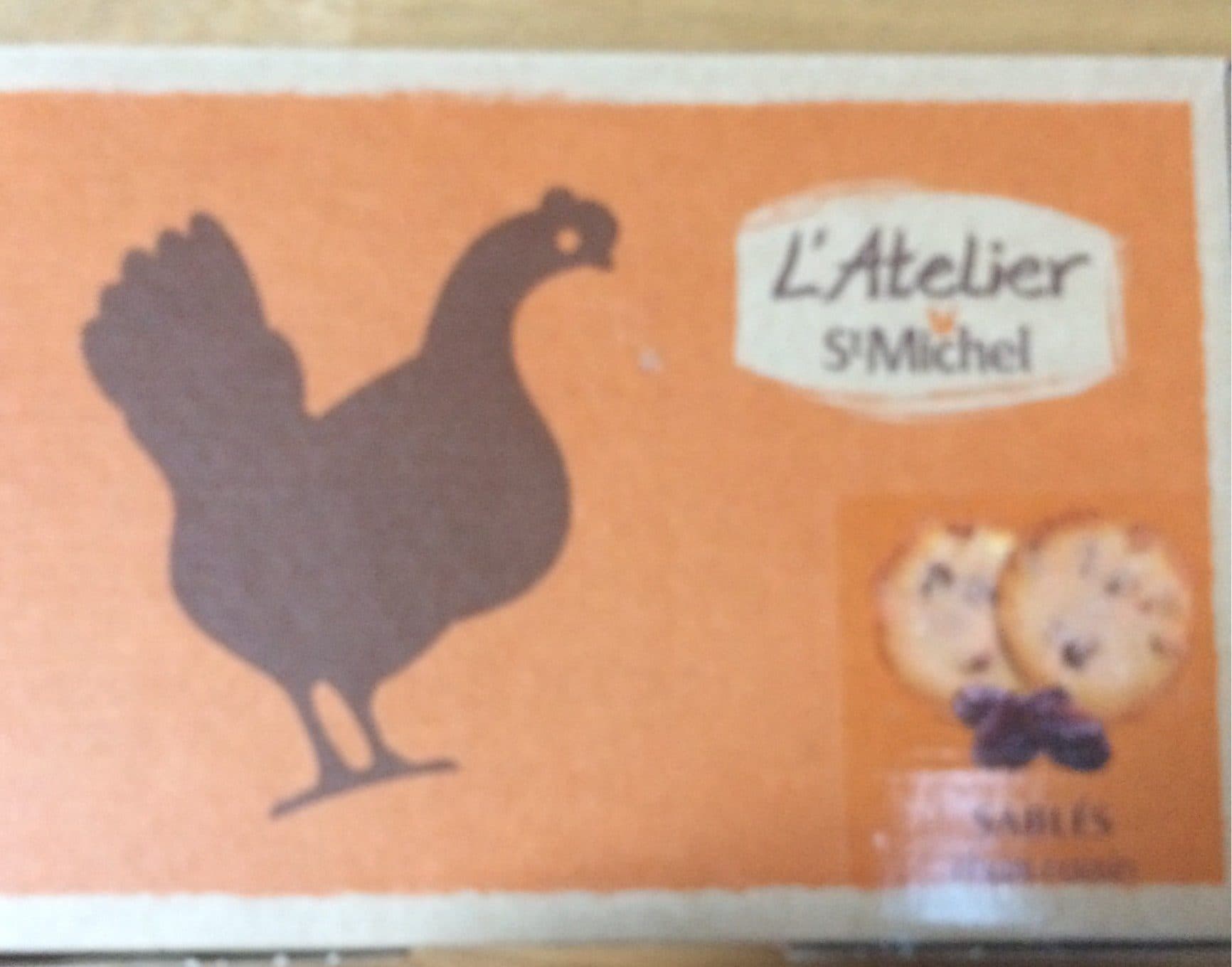St michel Sablés rhum raisin packshot