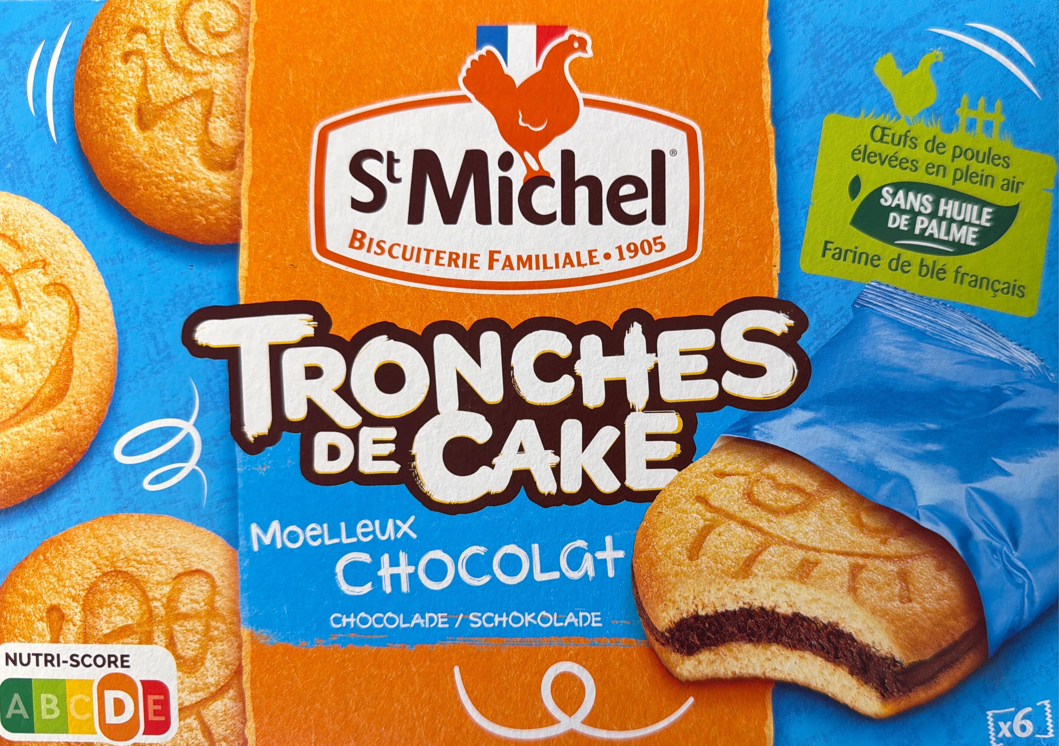 St Michel Tronches de cake - Moelleux Chocolat packshot
