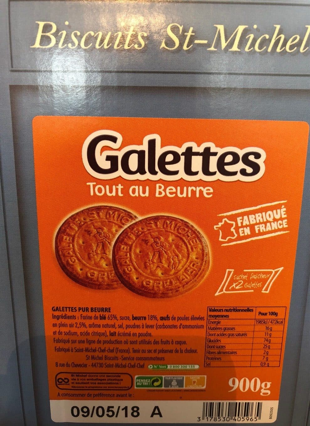 St Michel Galettes Tout au Beurre packshot