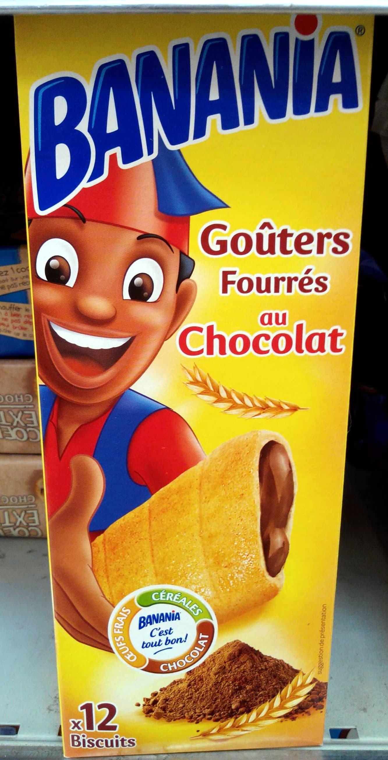 Banania Goûters fourrés au chocolat packshot