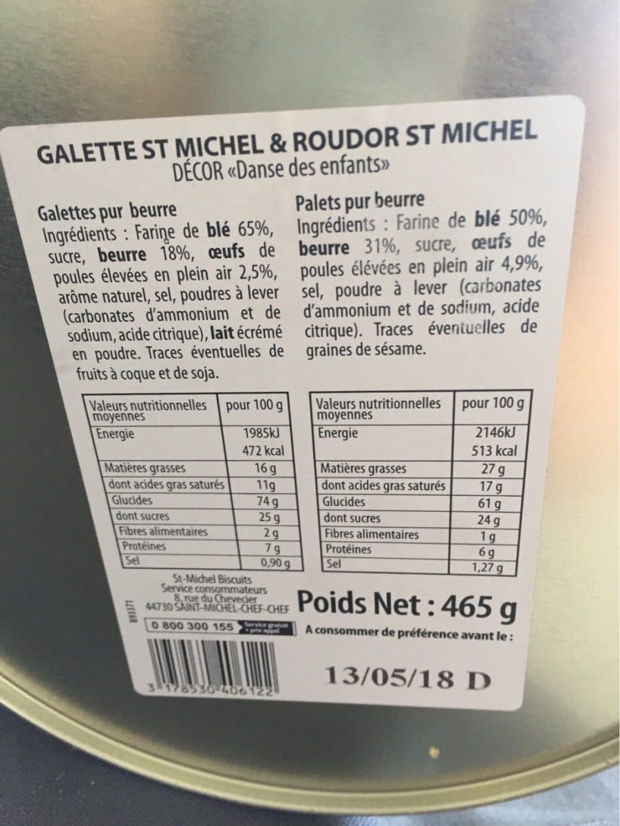 St Michel Galette et roudor packshot