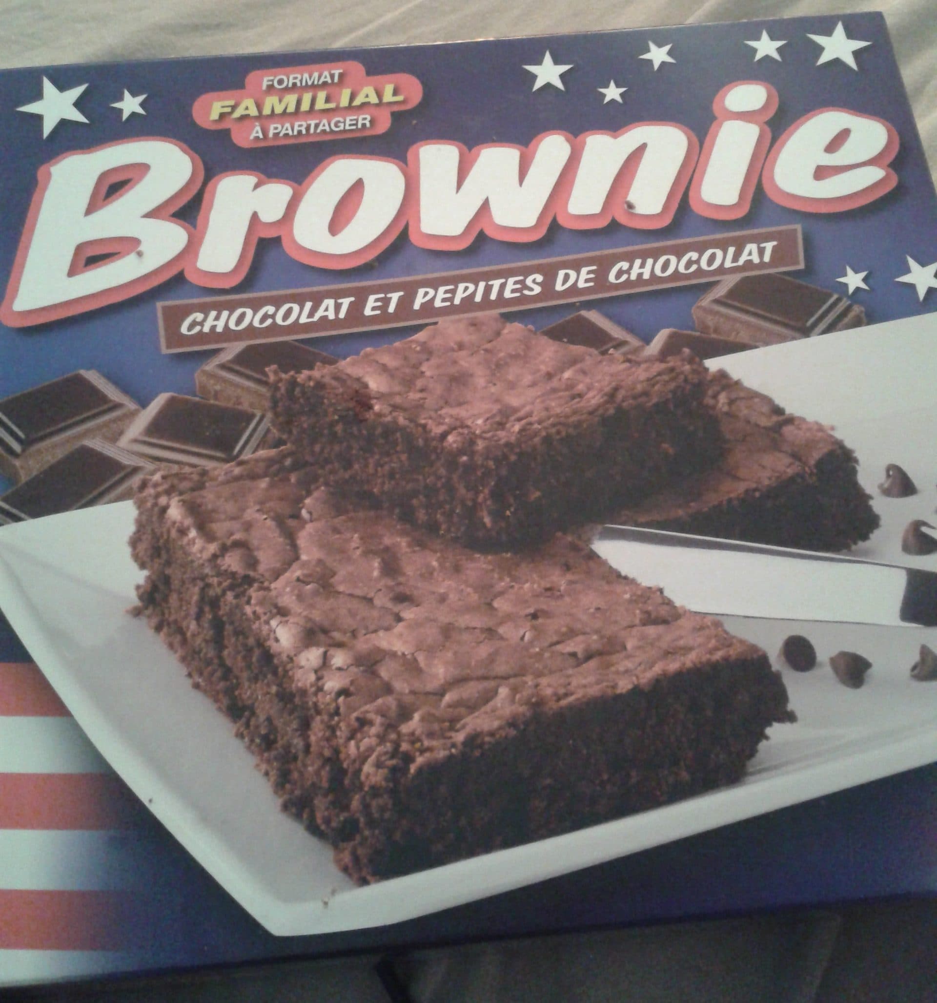 Open Food Facts Brownie chocolat et pépites de chocolat packshot