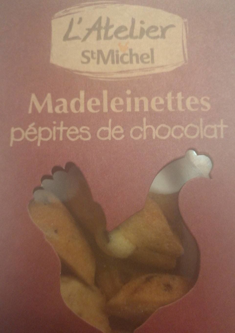 L'Atelier St Michel Madeleinettes Pépites de Chocolat packshot