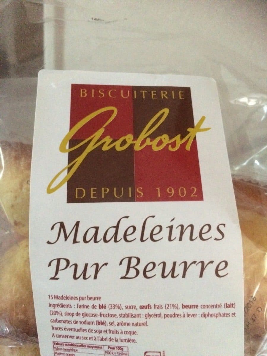 Open Food Facts Madeleine pur beurre packshot