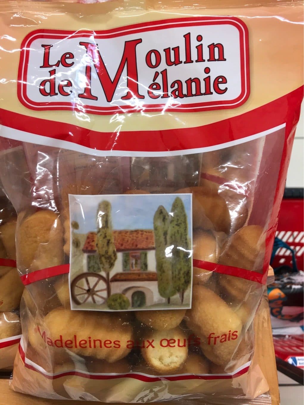 Le moulin de Mélanie Madeleines aux oeufs frais packshot