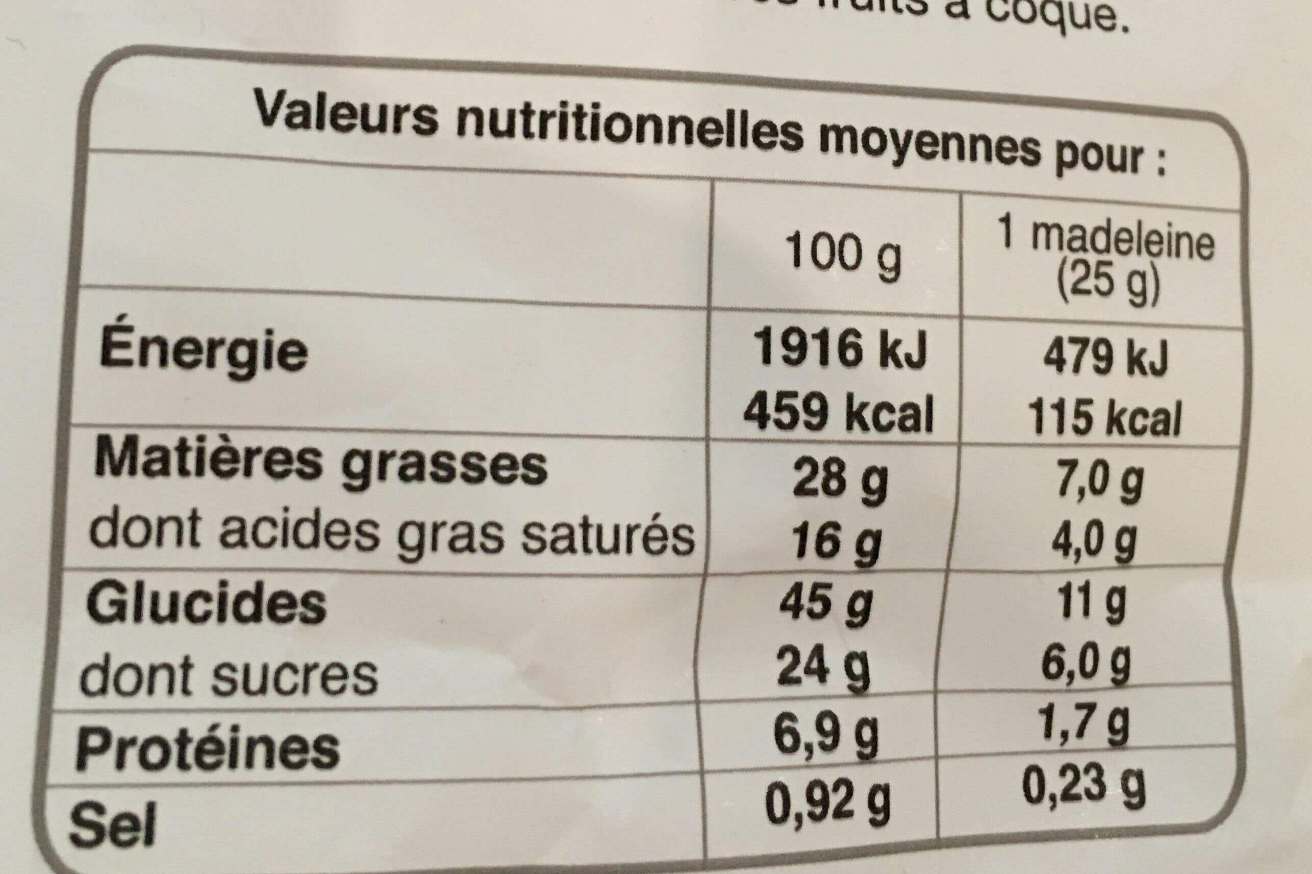 Bonne Maman La Madeleine pur beurre, format familial packshot