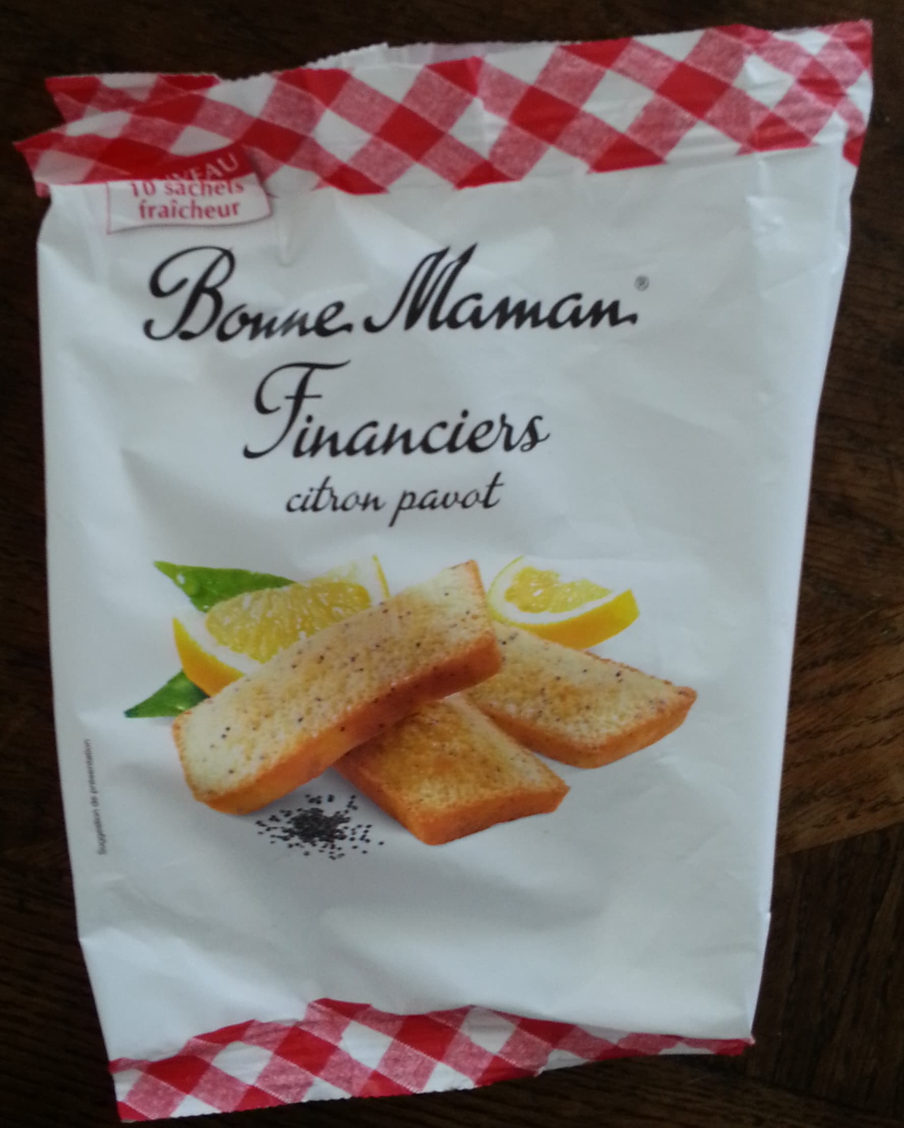 Bonne Maman Financiers citron pavot packshot