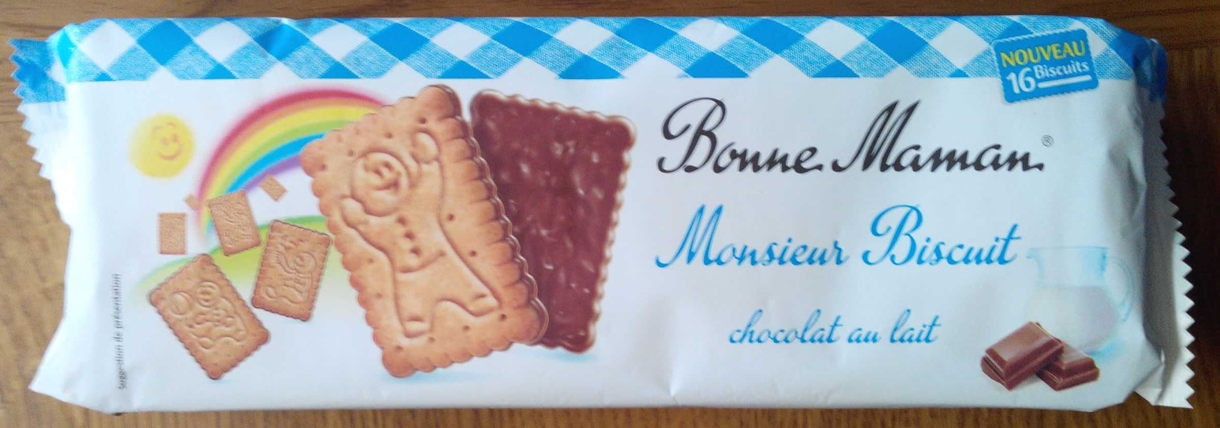 Bonne Maman Monsieur Biscuit chocolat au lait packshot