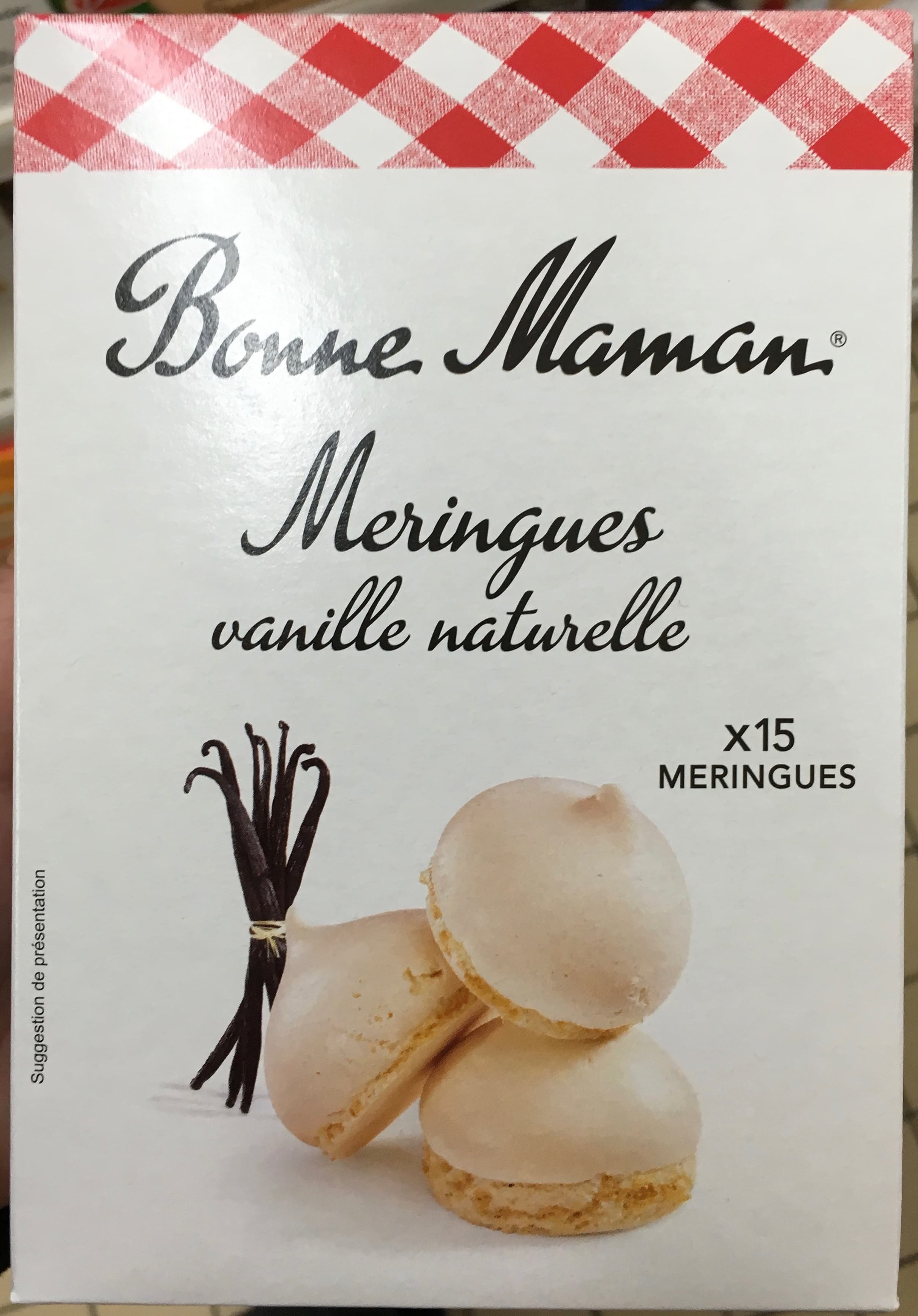 Bonne Maman Meringues vanille naturelle packshot