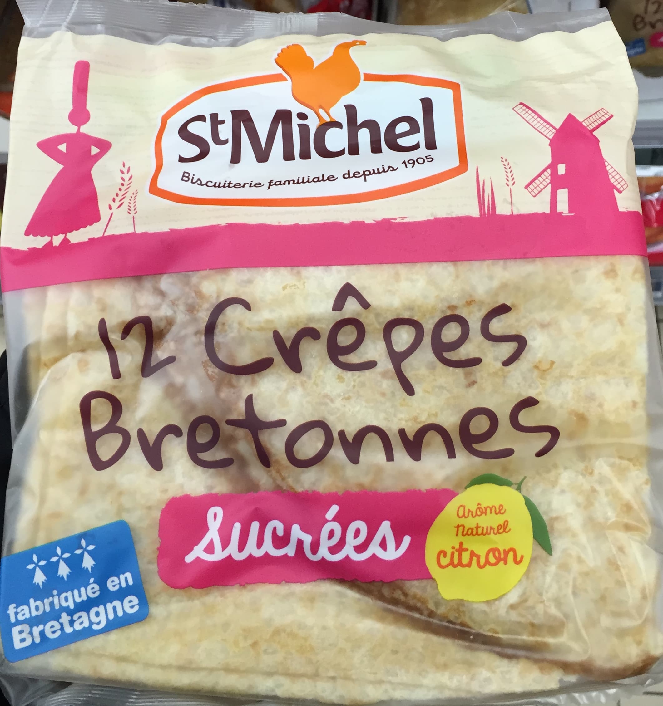 St Michel 12 Crêpes Bretonnes sucrées packshot