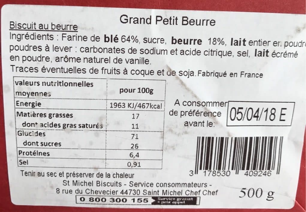 St Michel Le grand Petit Beurre packshot