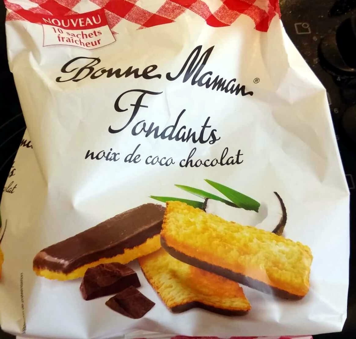 Bonne Maman Fondants noix de coco chocolat packshot