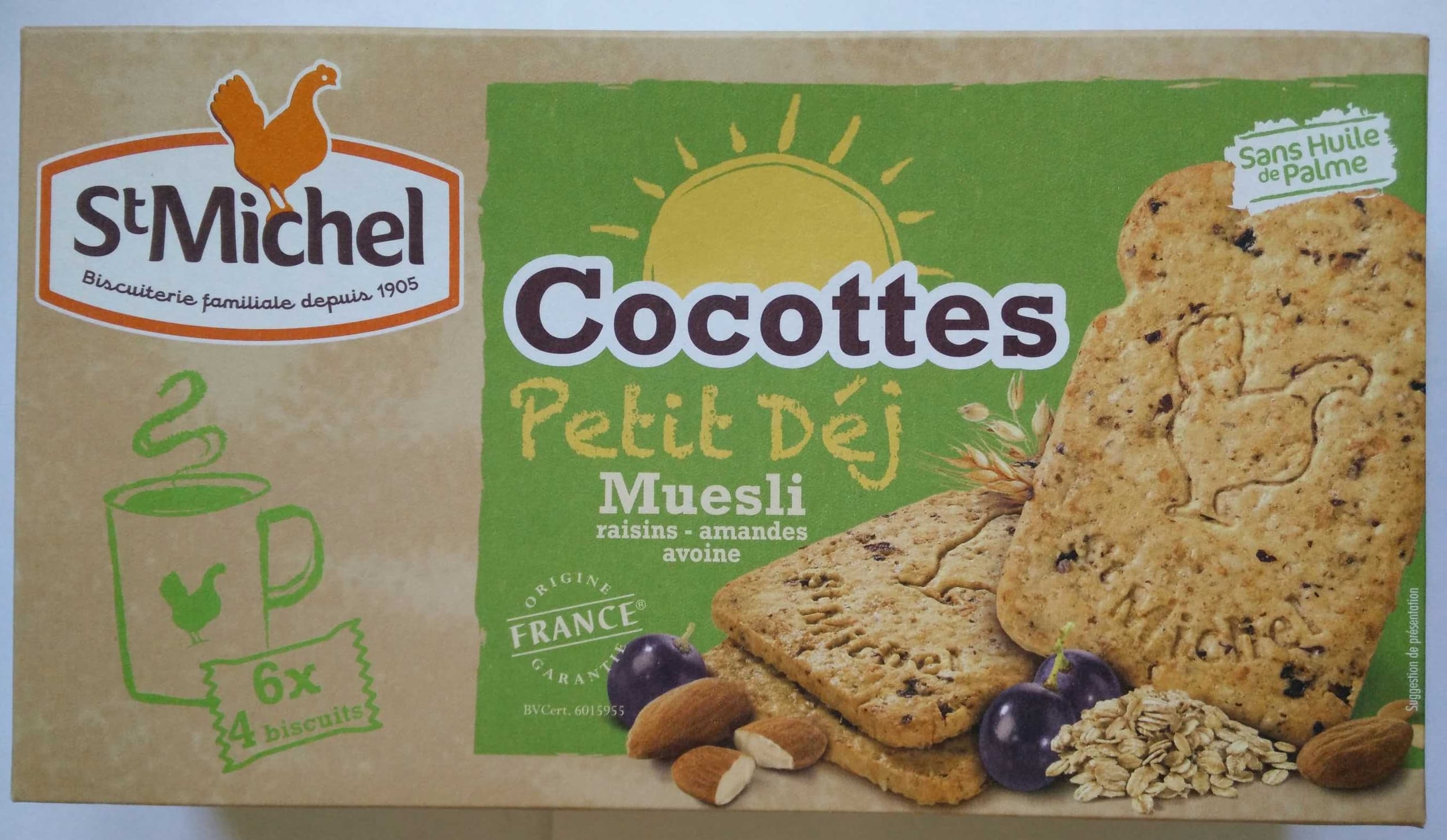St Michel Cocottes Petit Déj Muesli packshot