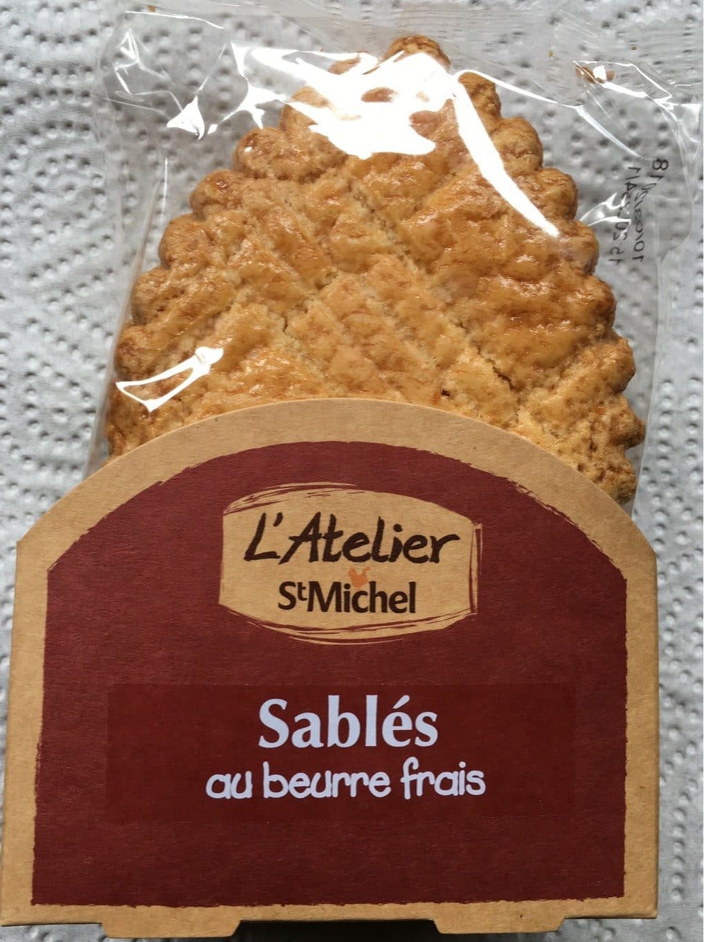 L’Atelier Saint-Michel Sablé au beurre frais packshot