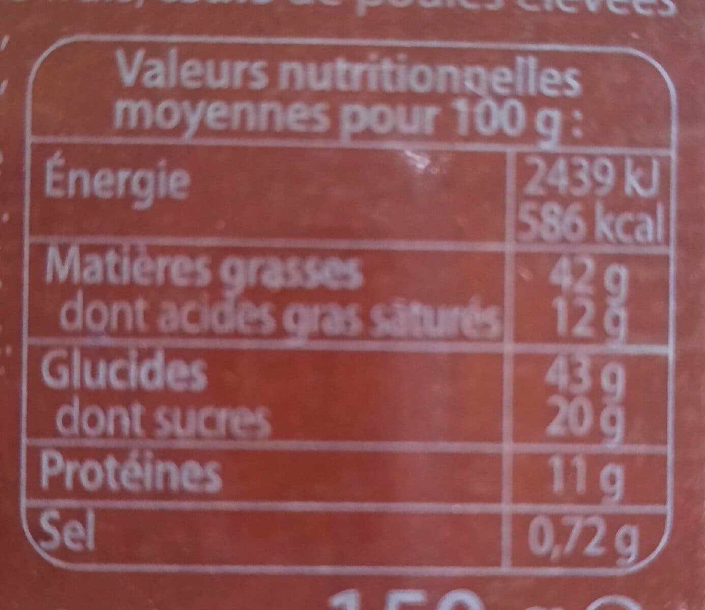 L'Atelier St Michel Longues aux noisettes packshot