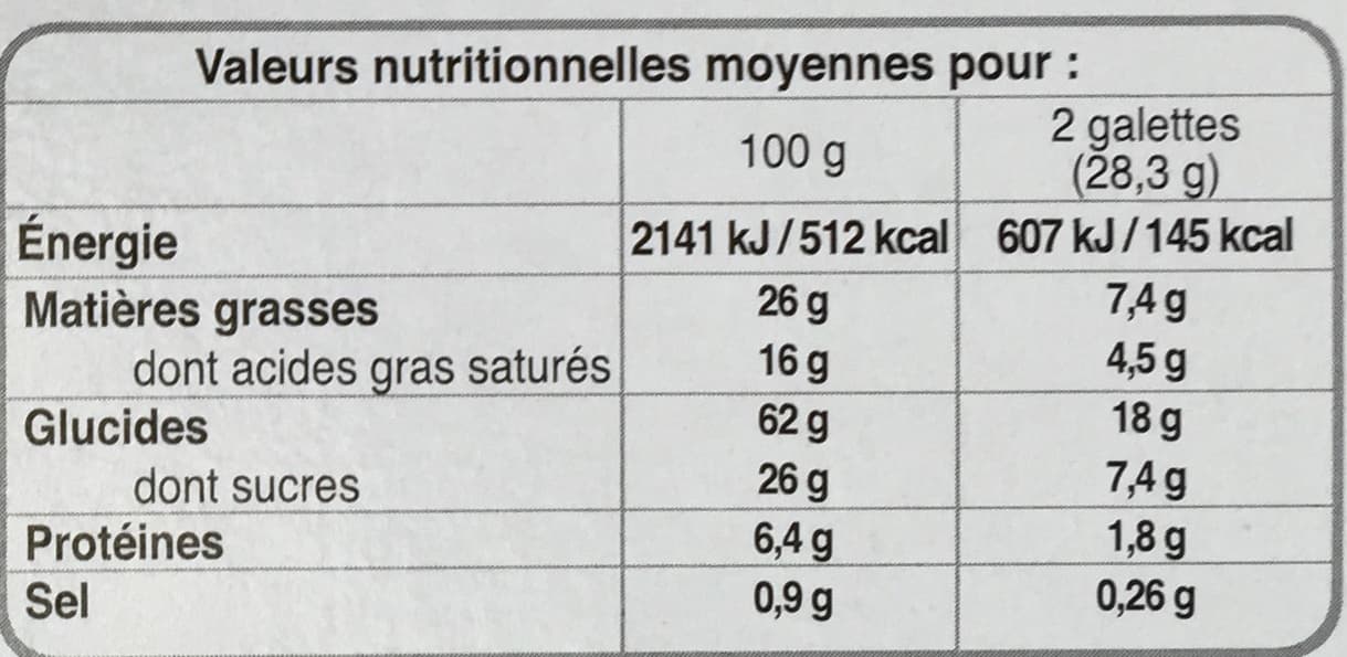 Bonne Maman Galettes citron pavot packshot