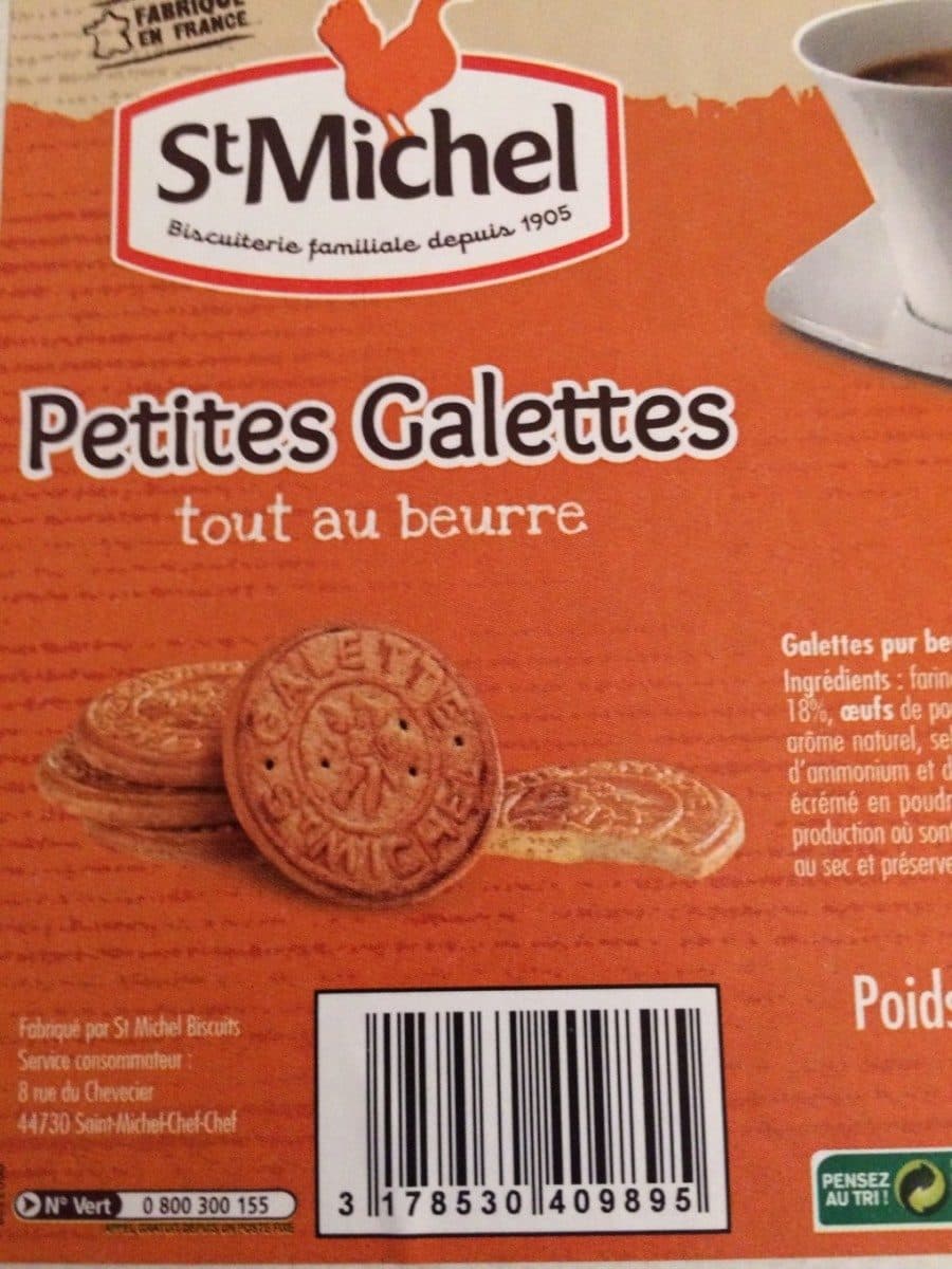 St Michel Petits galettes accompagnement café packshot