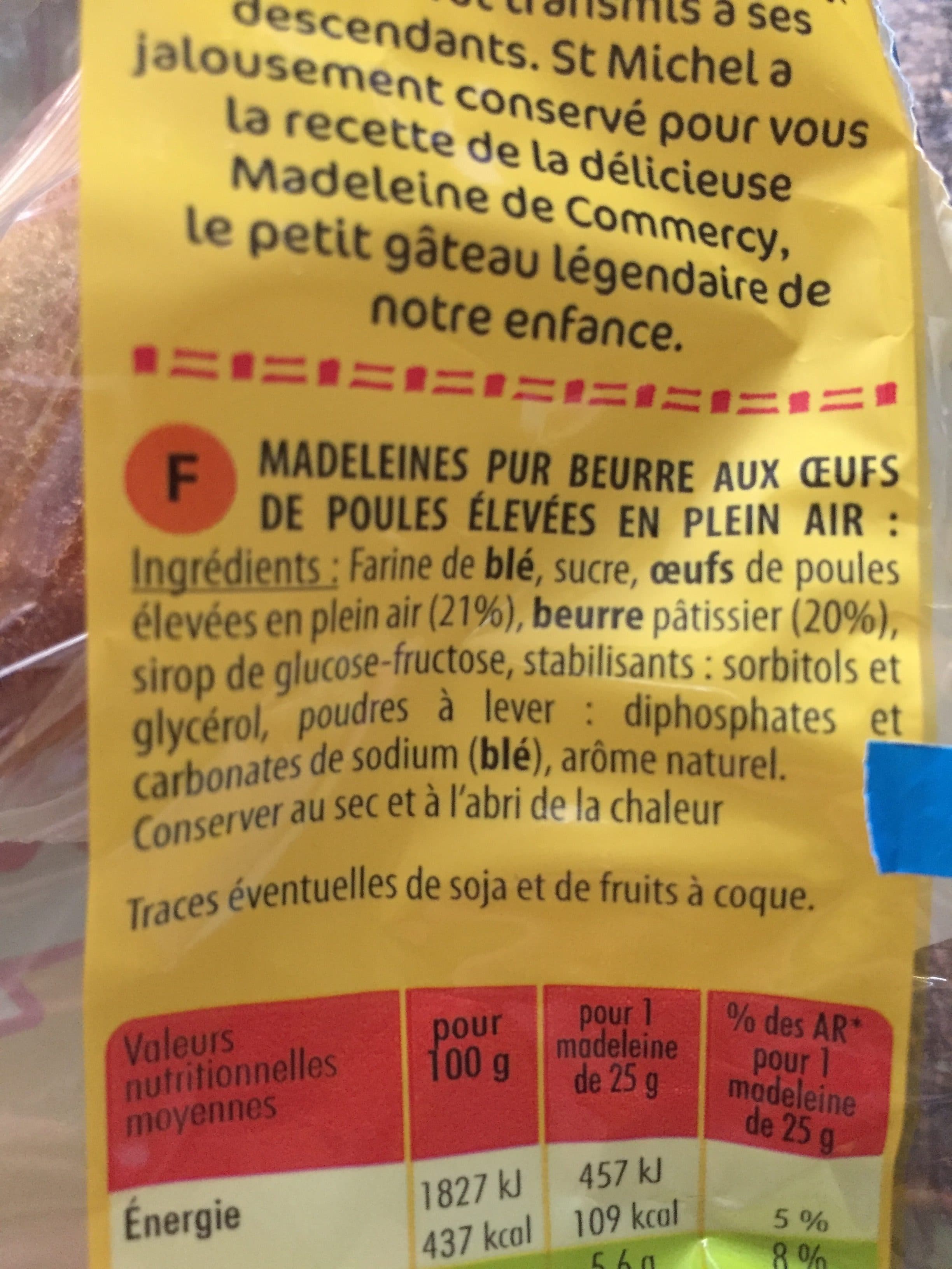 St Michel St Michel Madeleine De Comercy2x300g+300g Gt packshot