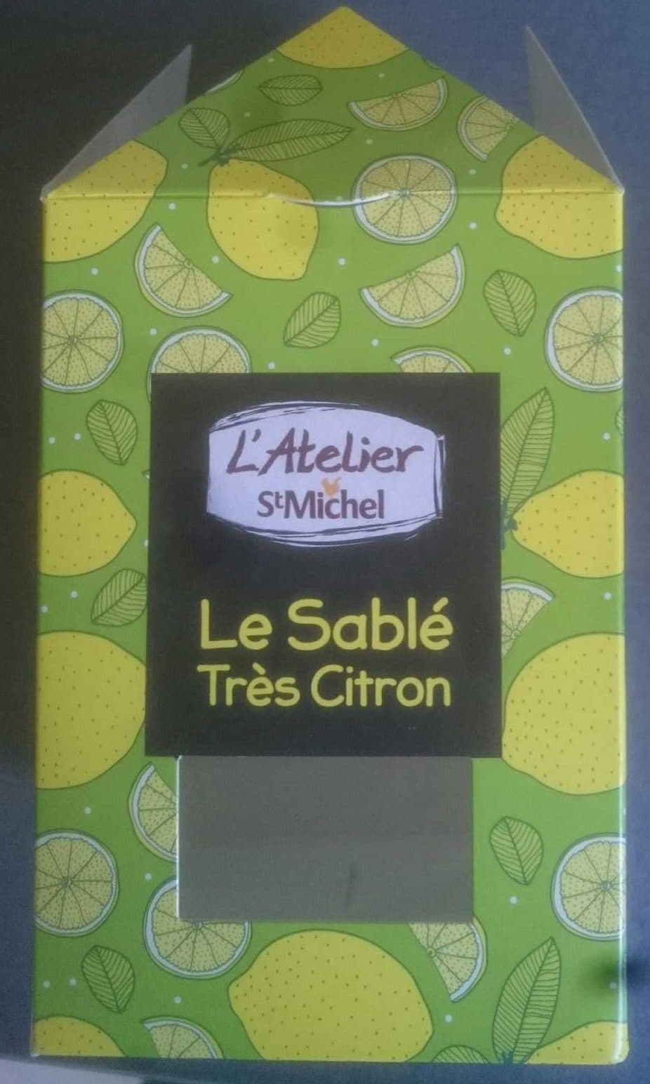 L'Atelier St Michel Le sablé très citron packshot