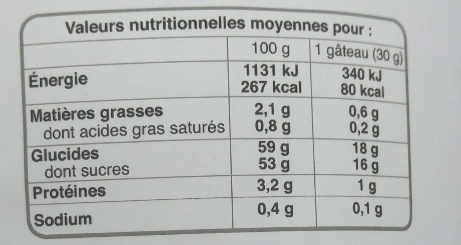 Bonne Maman Pains d'épices au miel packshot
