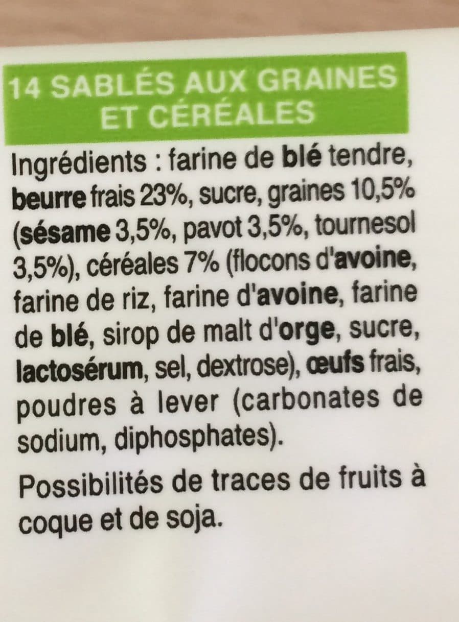 Bonne Maman Biscuits sablés des prés packshot