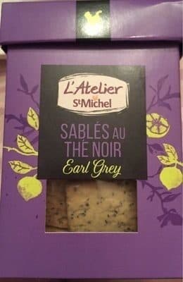St Michel Sablés au thé noir packshot