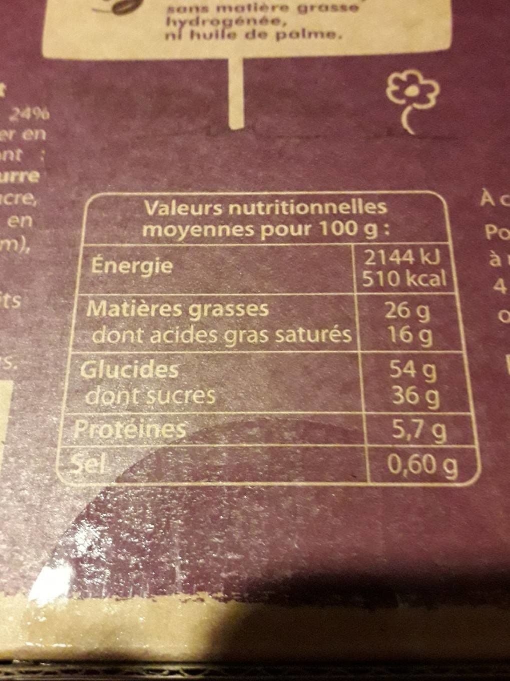 L' Atelier St Michel Le cookie géant packshot
