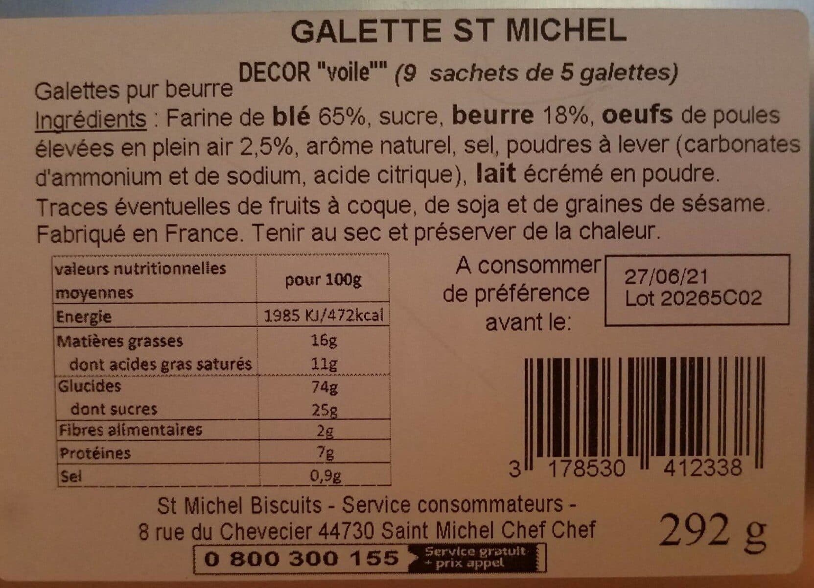 St michel Galettes pur beurre packshot