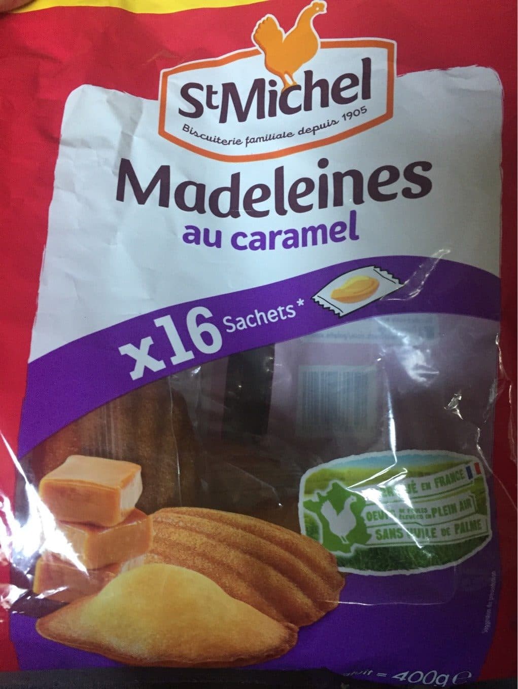 St Michel Madeleines au Caramel packshot