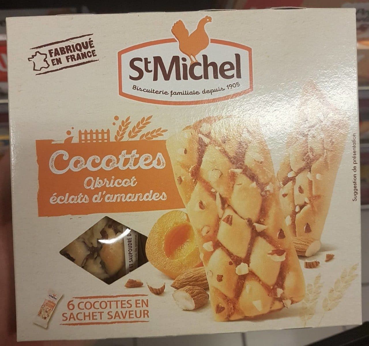 St Michel Cocottes abricot éclats d'amandes packshot
